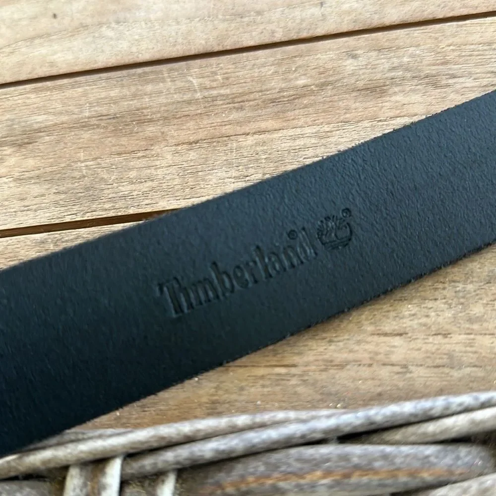 Timberland Black Leather Men’s Belt 44
